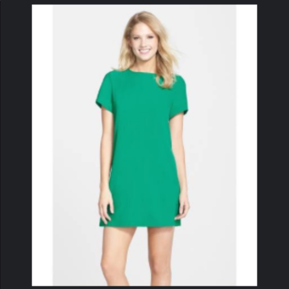Like new felicity & coco emerald green mini dress